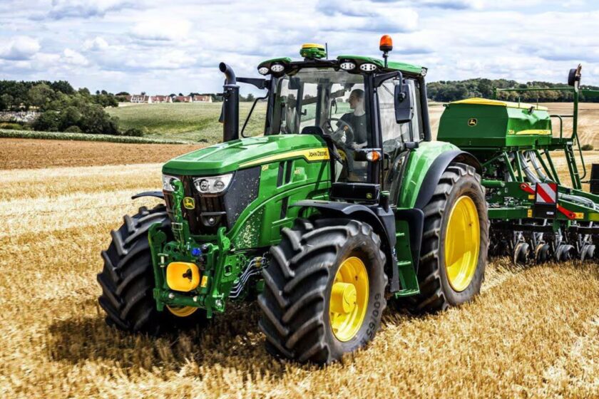 mercato trattori 2024 immatricolati: John Deere 6155 M